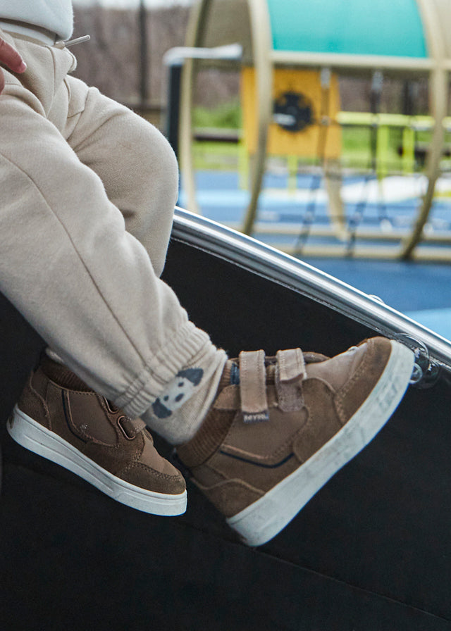 CALZADO NIÑO BOTIN URBANO PIEL CAMEL MAYORAL