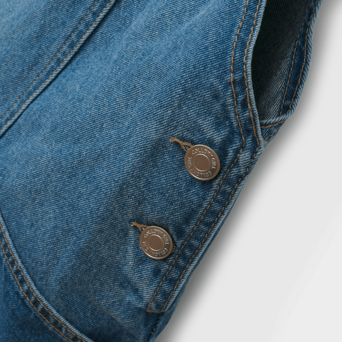 JARDINERA NIÑA JEANS AZUL COLLOKY