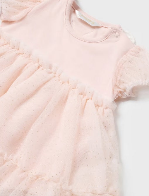 VESTIDO NIÑA MARIPOSA DIADEMA ROSADO MAYORAL