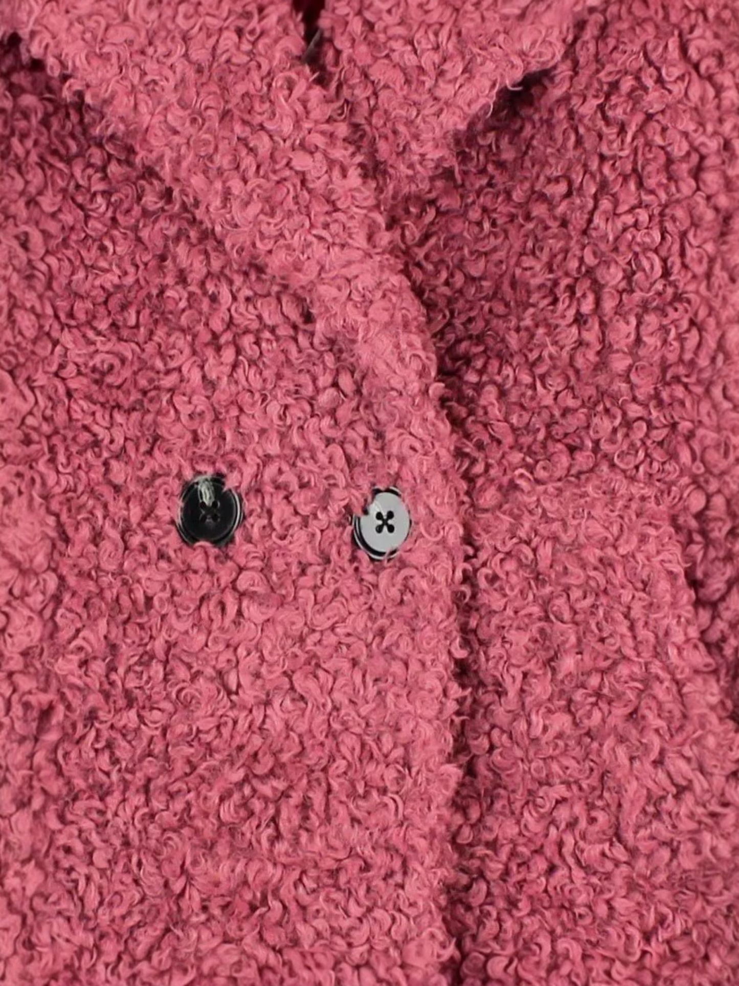 ABRIGO NIÑA RIZO ROSA FICCUS