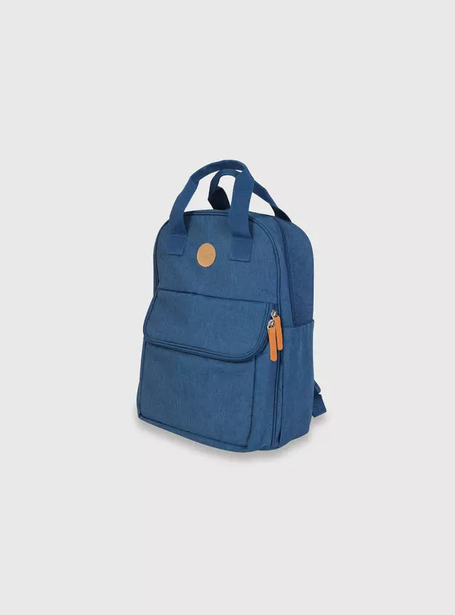 MOCHILA BEBE AZUL OPALINE