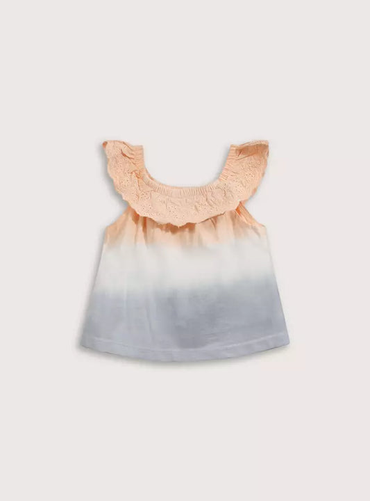 Polera niña damasco Opaline - detalle