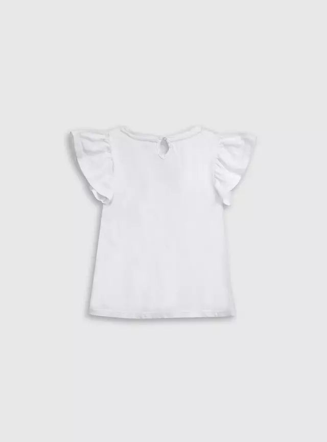 POLERA NIÑA BLANCA