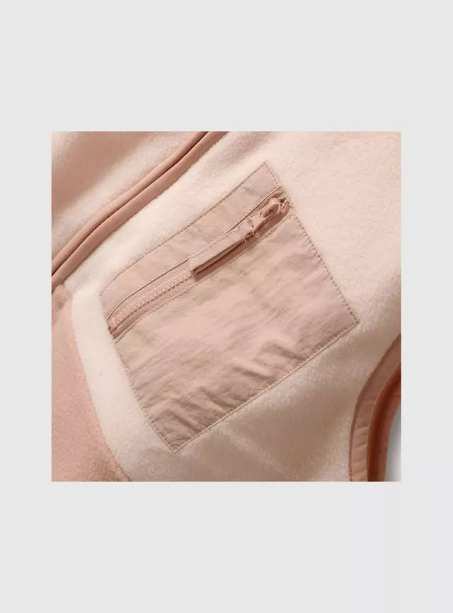 POLAR SIN MANGA NIÑA ROSADO