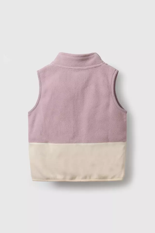 POLAR NIÑA SIN MANGA MORA