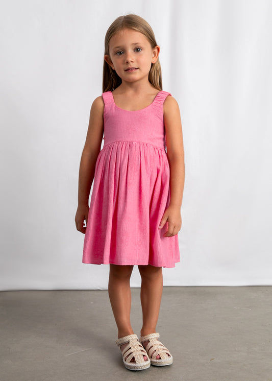 Vestido Jacquard Flores Geranio Mayoral