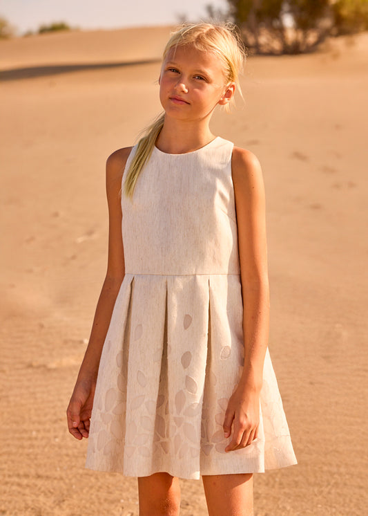 Vestido Cenefa Lino Mayoral