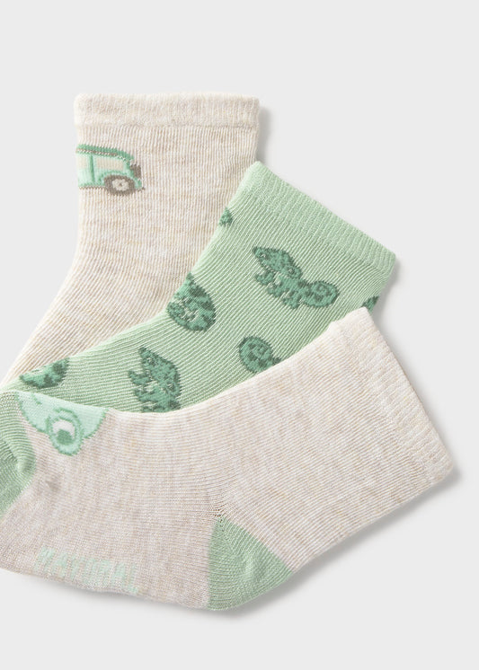 Set 3 Calcetines Motivos Matcha Mayoral