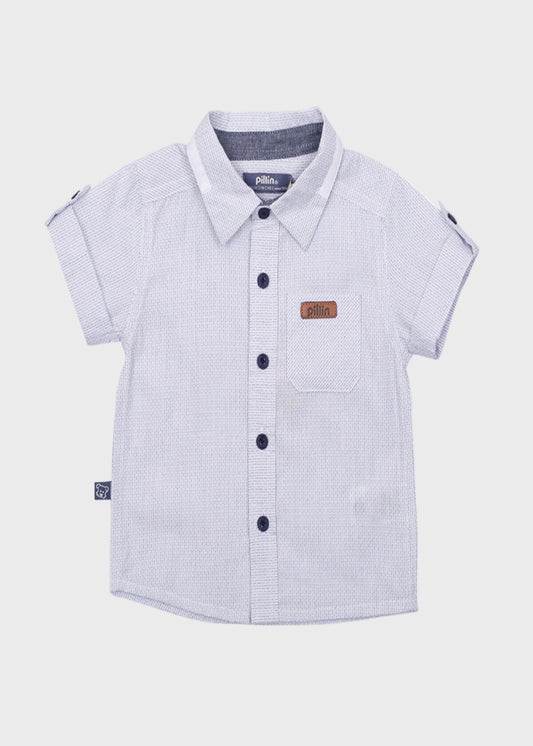 CAMISA NIÑO MC BLANCO