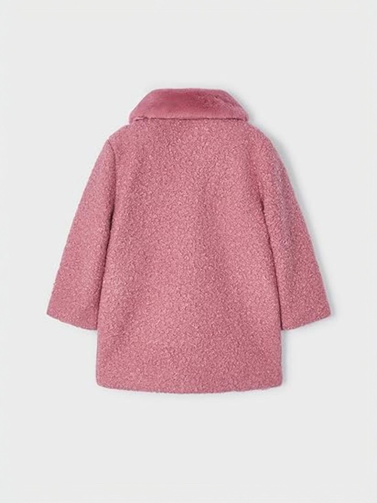 ABRIGO NIÑA RIZO ROSADO MAYORAL