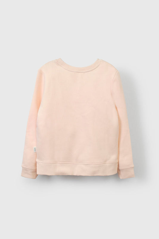 Polerón Niña Cerrado Rosado Claro Colloky