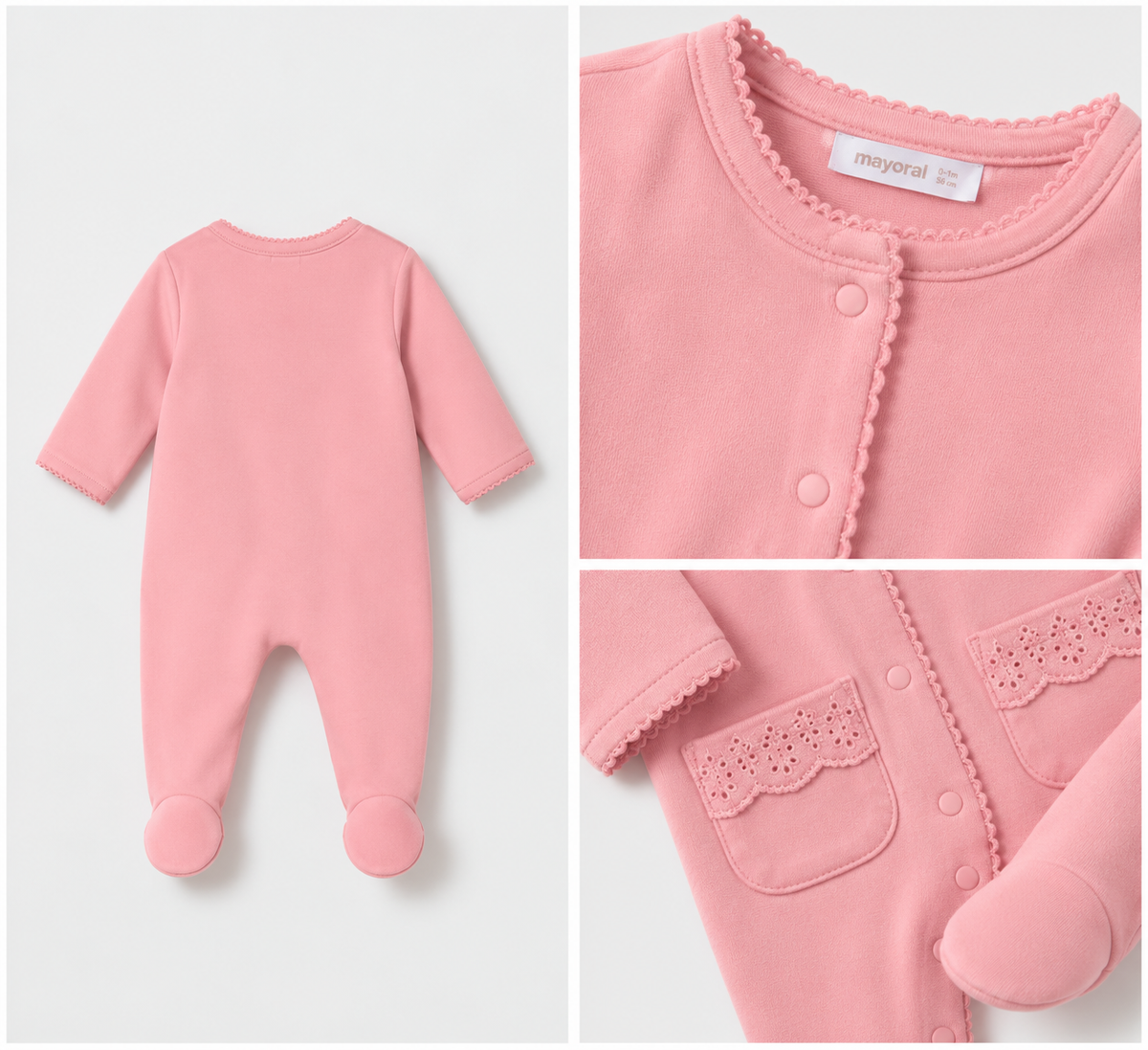 Osito Niña Rose Broderie Mayoral