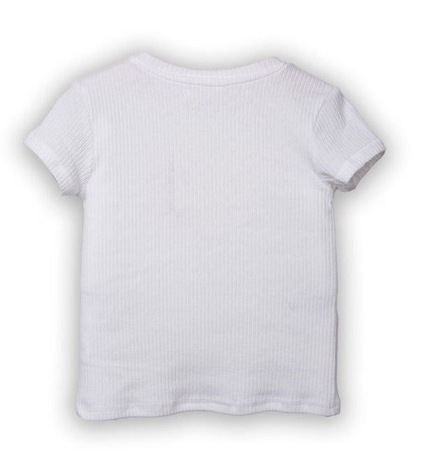 POLERA NIÑA BLANCO ESTRELLA