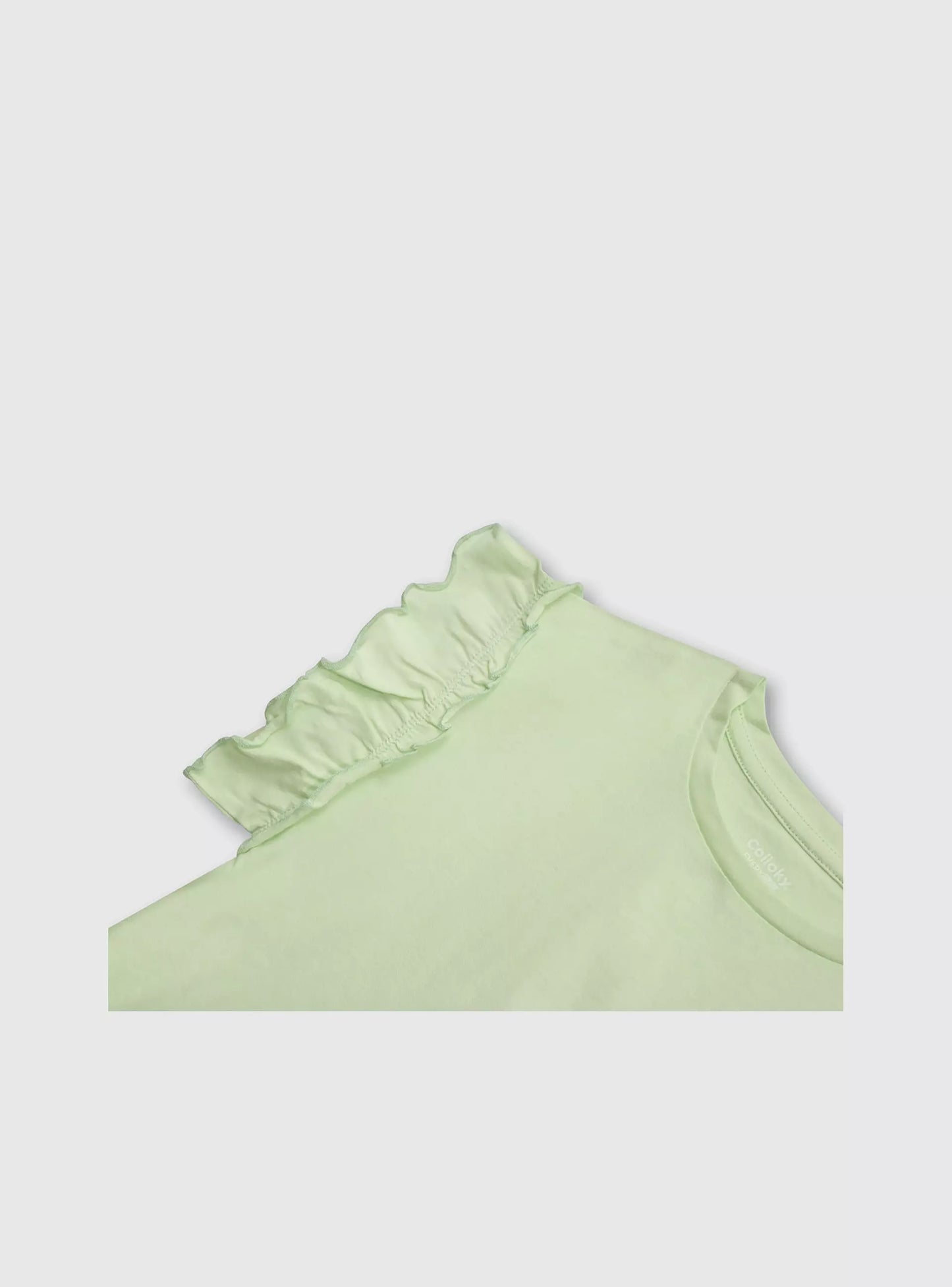 POLERA NIÑA BASICA VERDE