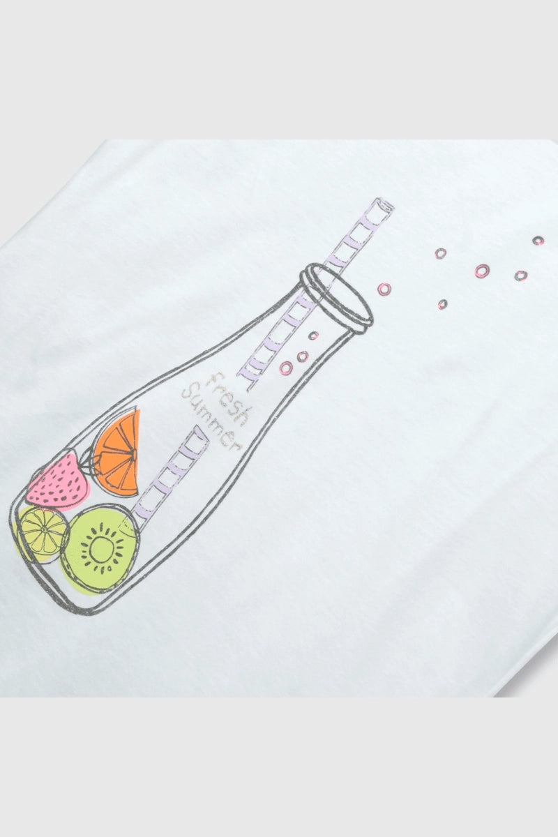 POLERA NIÑA BLANCO FRESH SUMMER