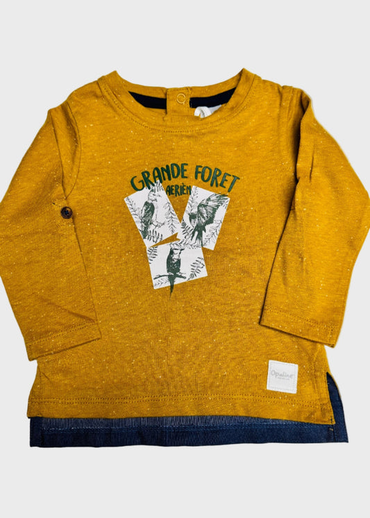 POLERA NIÑO AVES OPALINE