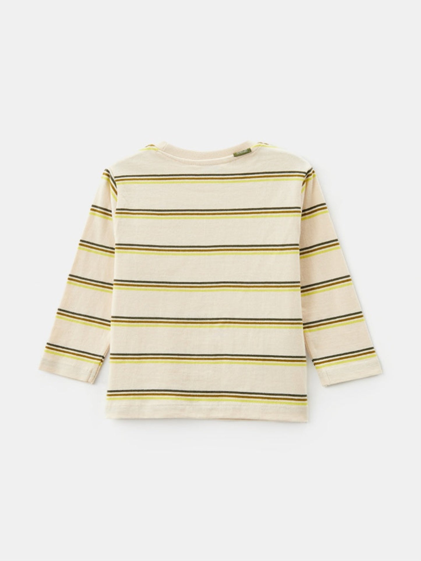 POLERA NIÑO LINEAS VERDE MUSGO MAYORAL