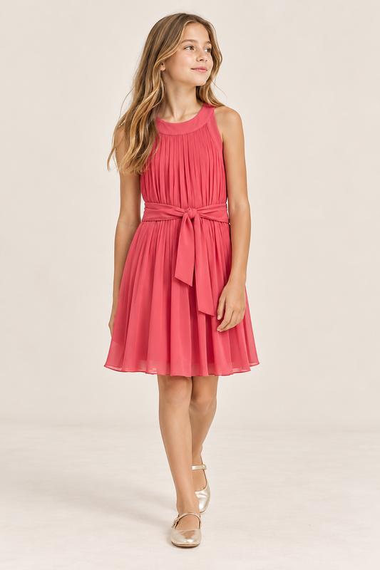 Vestido Plisado Coral Mayoral