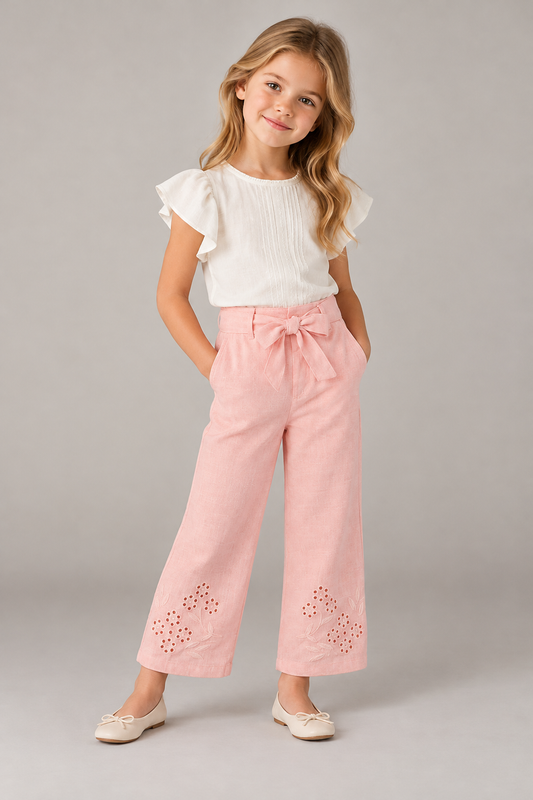 Pantalon Lino Blossom Mayoral