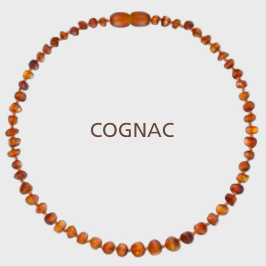 COLLAR JUNIOR 38 CM COGNAC AMBAR BALTICO EKUNEY