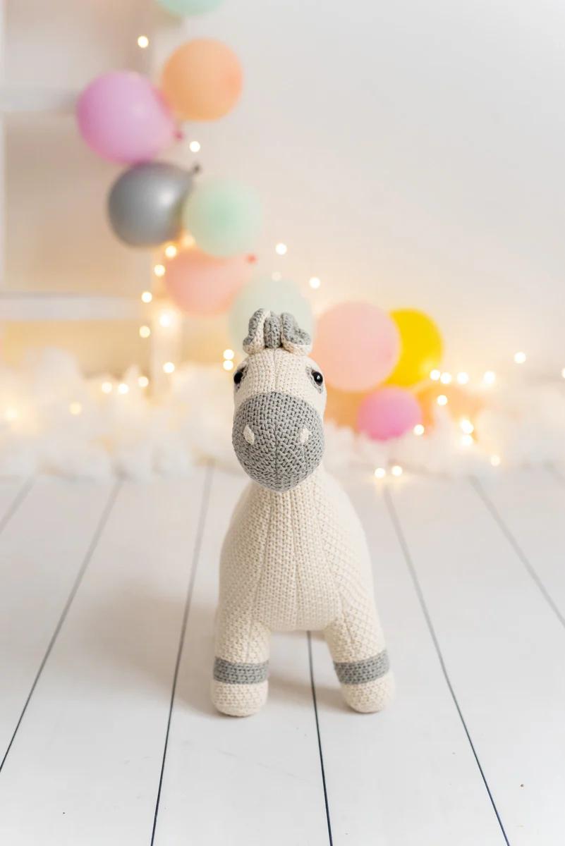 AMIGURUMI YEGUA MINI BLANCO