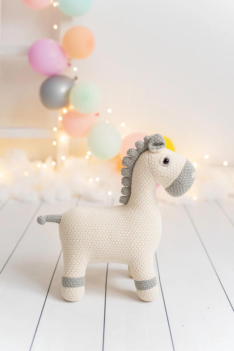AMIGURUMI YEGUA MINI BLANCO