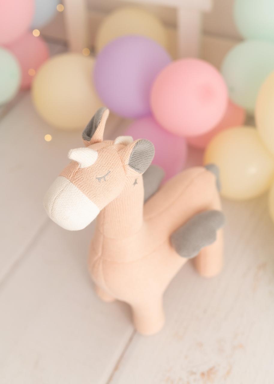 AMIGURUMI UNICORNIO MINI ROSADO