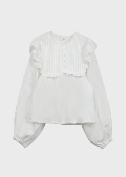 BLUSA NIÑA ML BLANCA