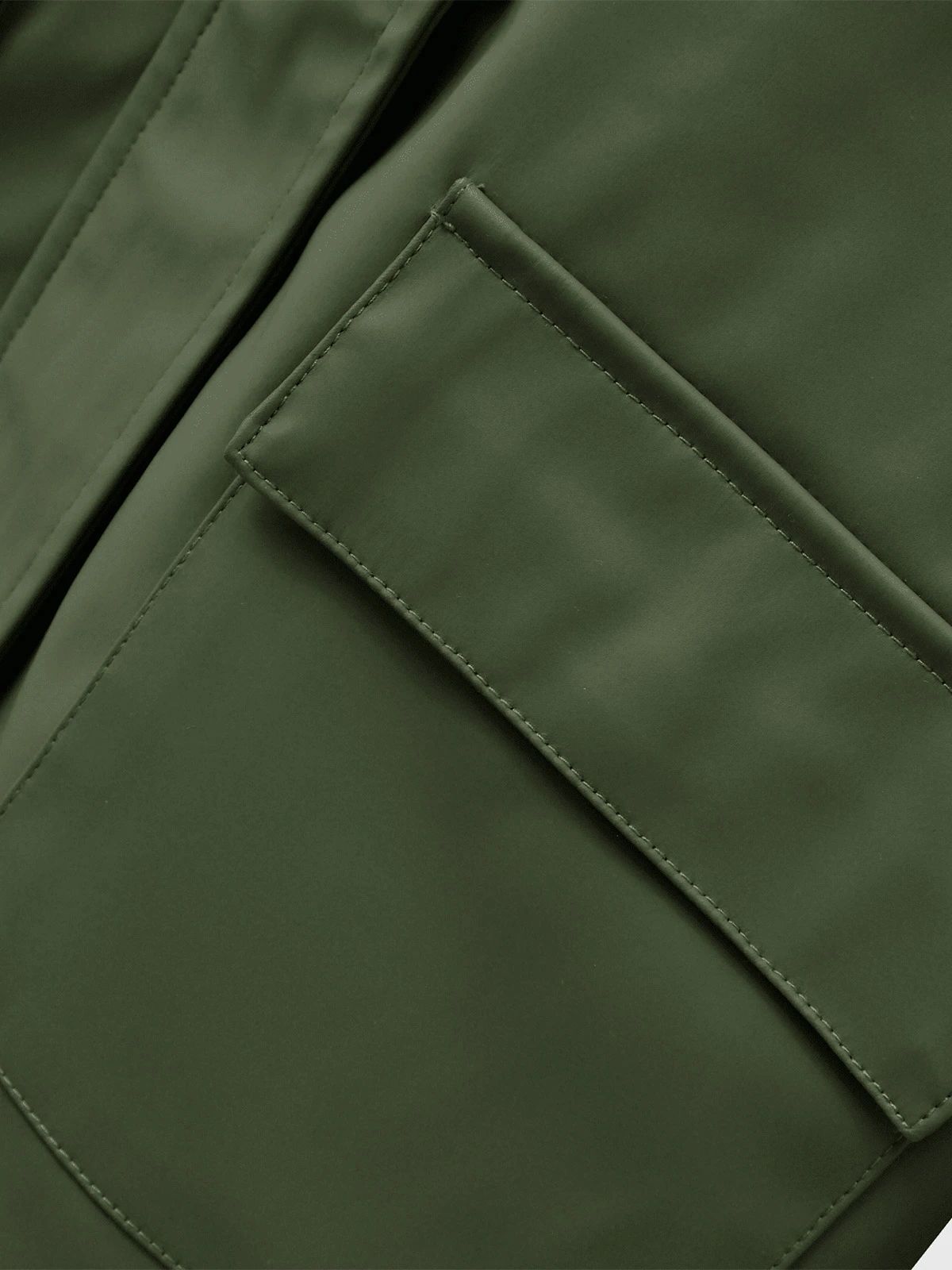 CHAQUETA IMPERMEABLE NIÑO VERDE ENGOMADA