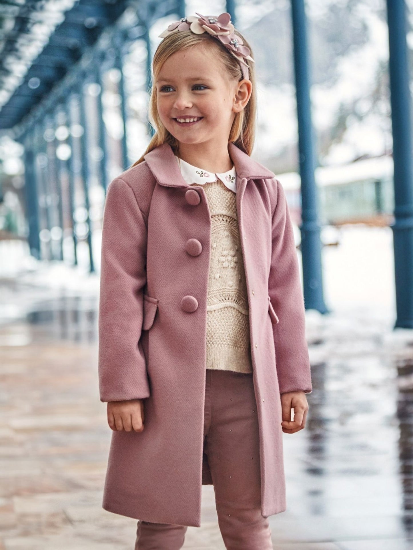 ABRIGO NIÑA ROSADO MAYORAL