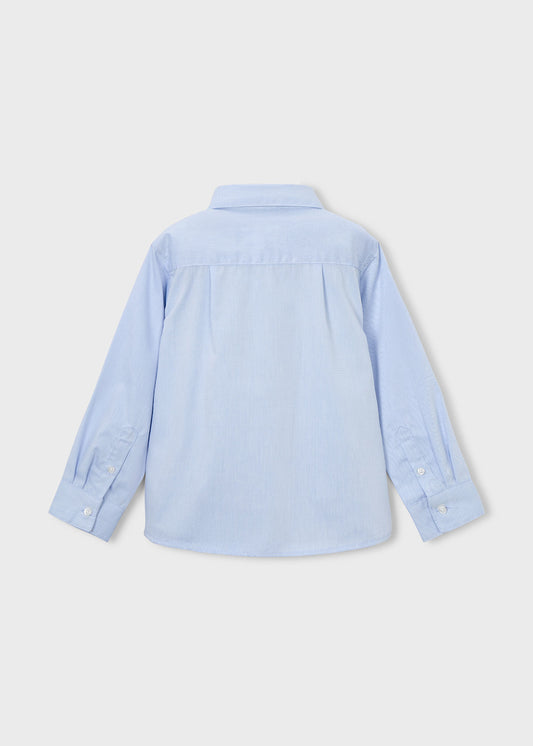 Camisa niño celeste básica Mayoral - detalle