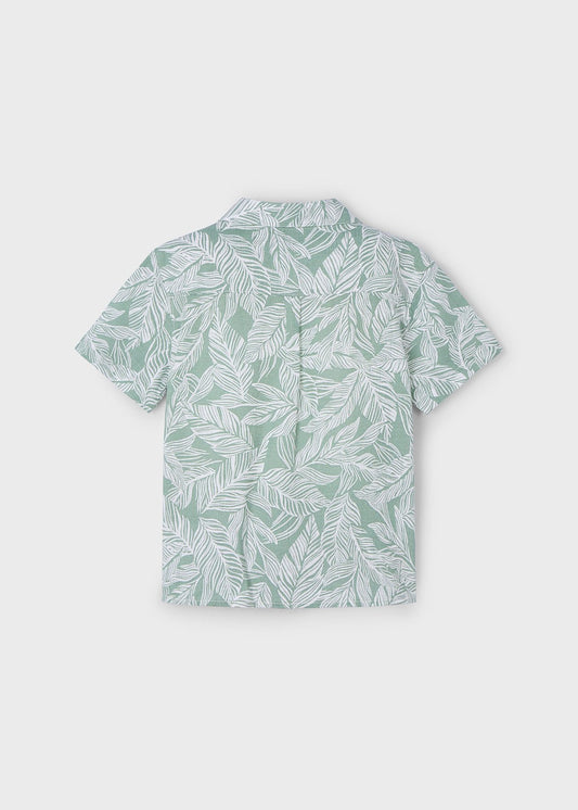 Camisa niño manga corta Laurel Mayoral - detalle estampado