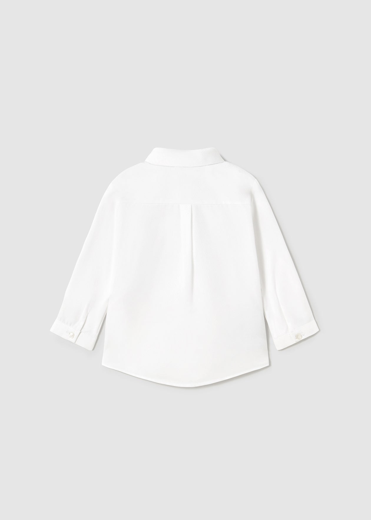 CAMISA NIÑO CEREMONICA CON PAJARITA BLANCO MAYORAL