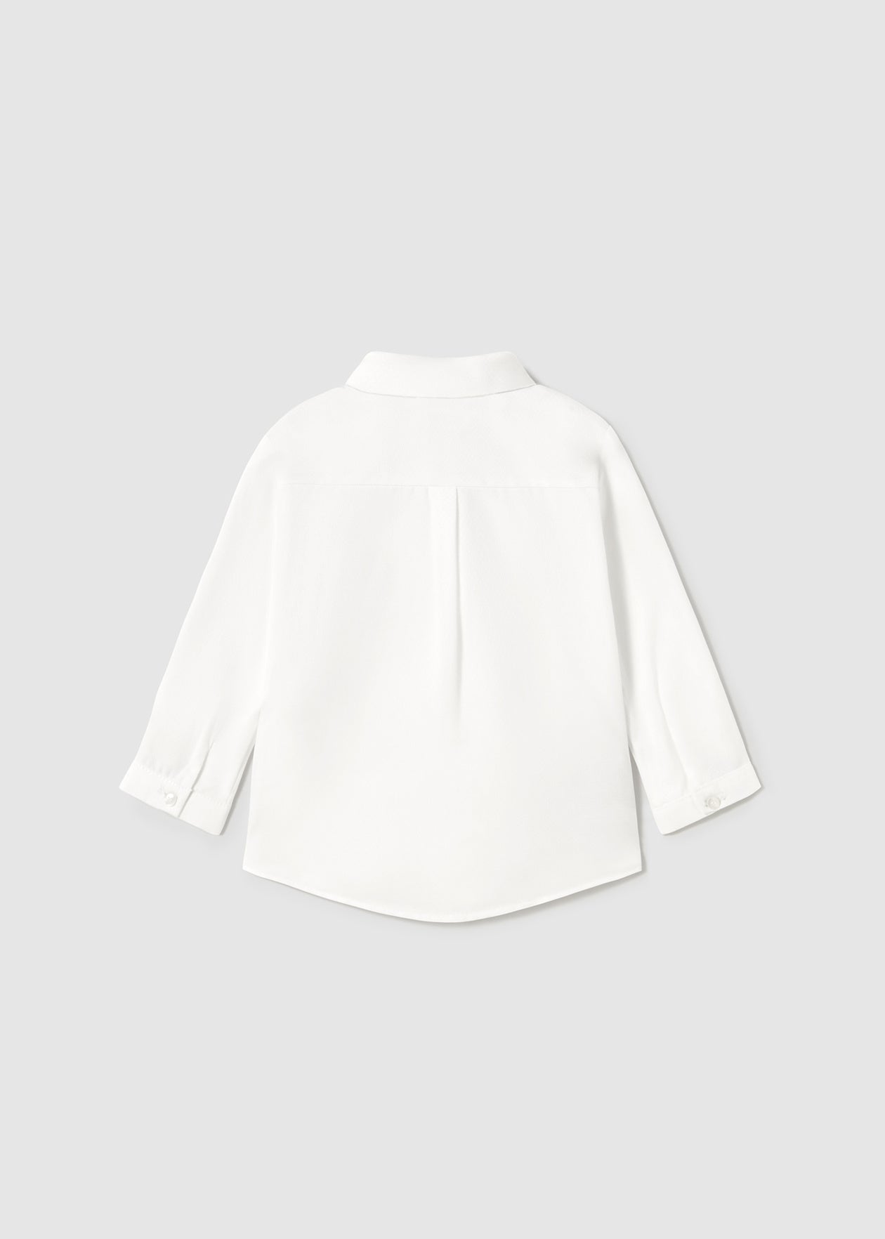 CAMISA NIÑO CEREMONICA CON PAJARITA NATURAL MAYORAL