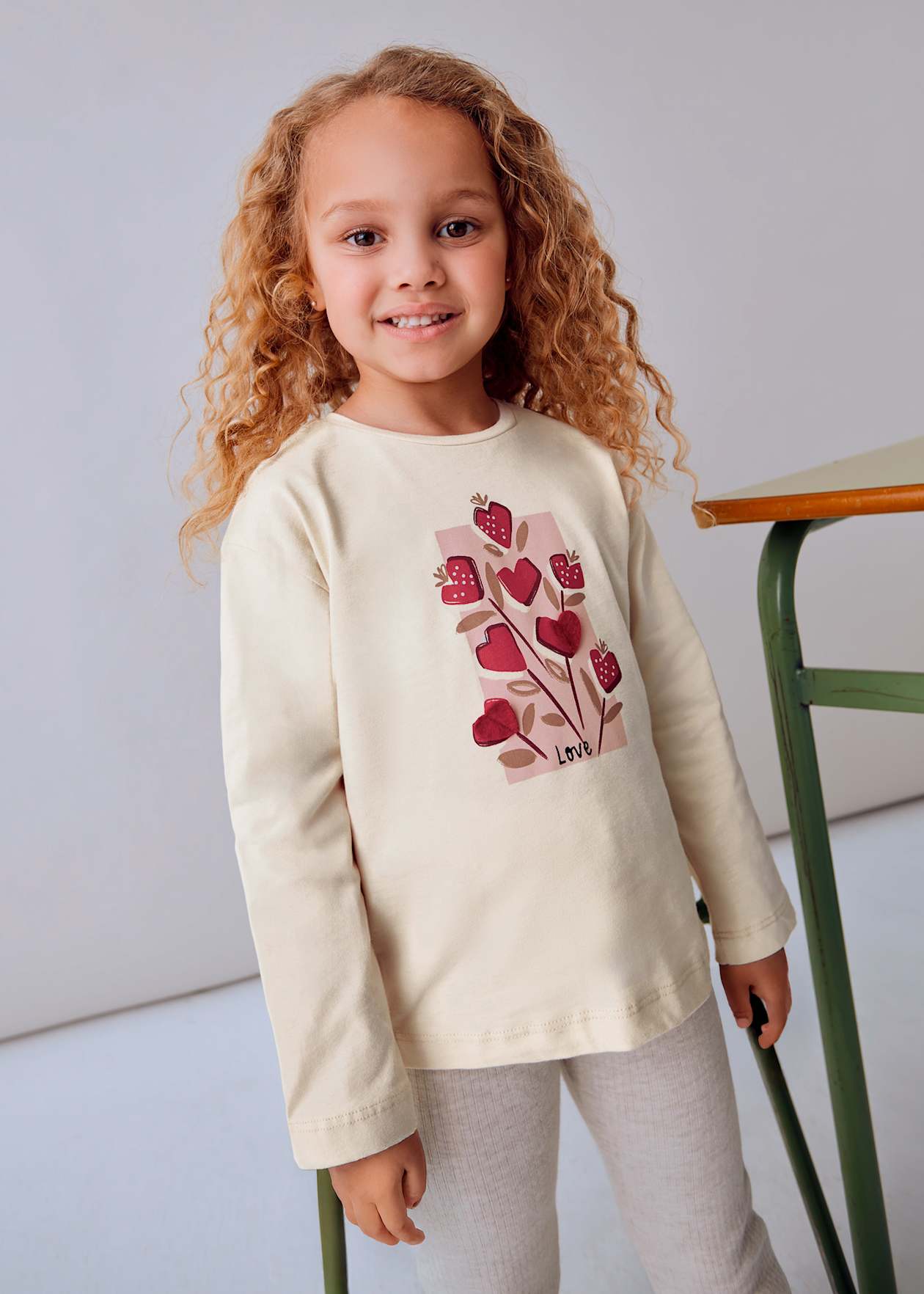 POLERA NIÑA ML ALMENDRA MAYORAL