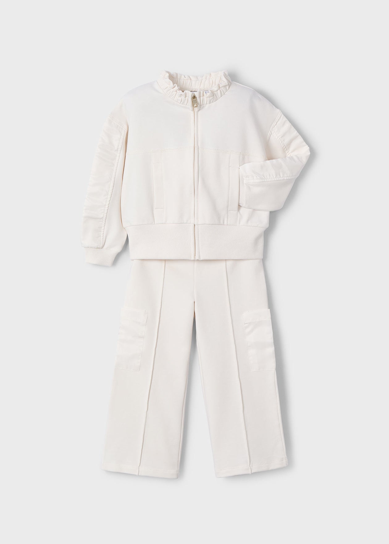 CONJUNTO NIÑA 2 PIEZAS POLERON Y PANTALON HUESO MAYORAL