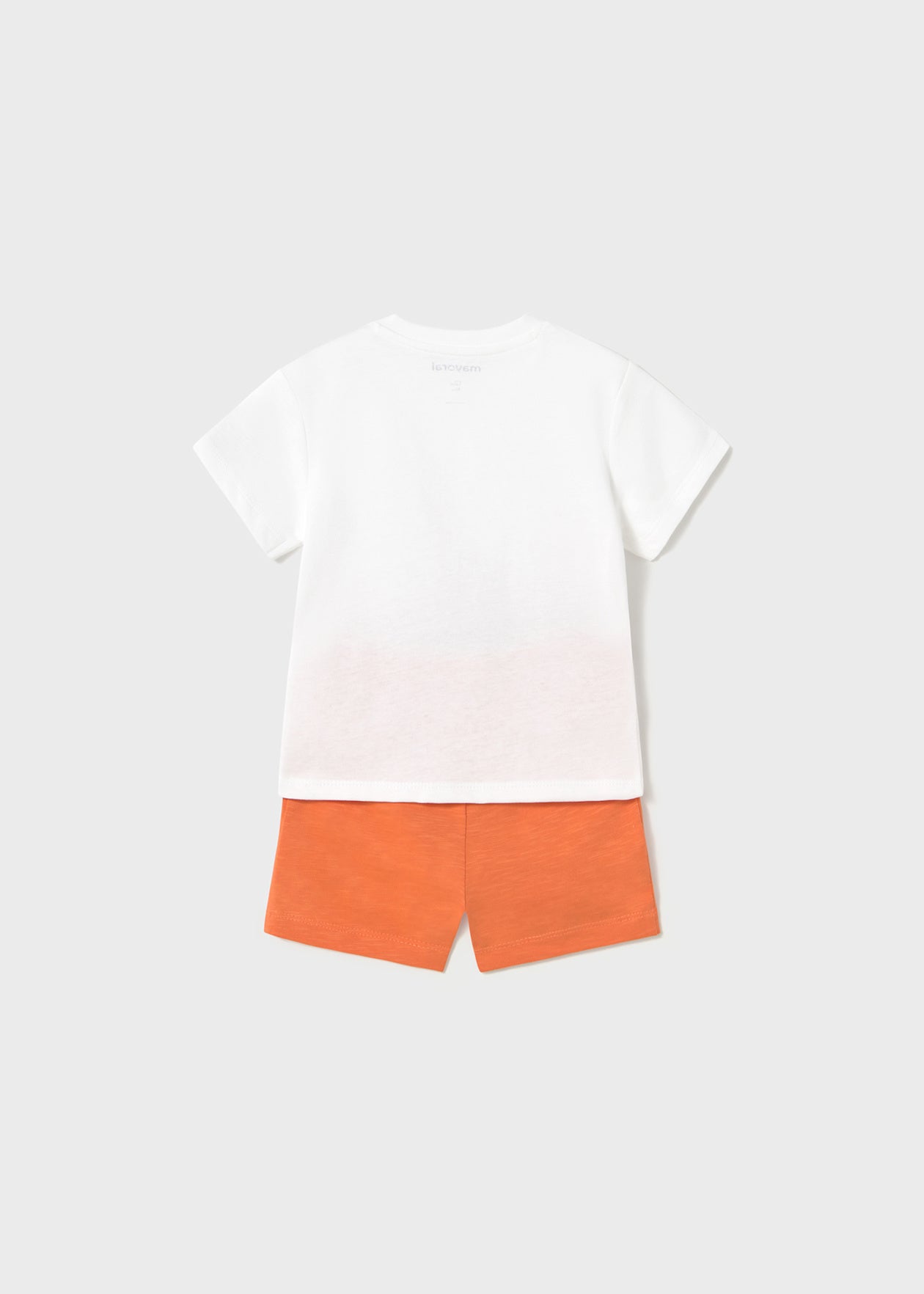 CONJUNTO NIÑO POLERA SHORT CORAL MAYORAL