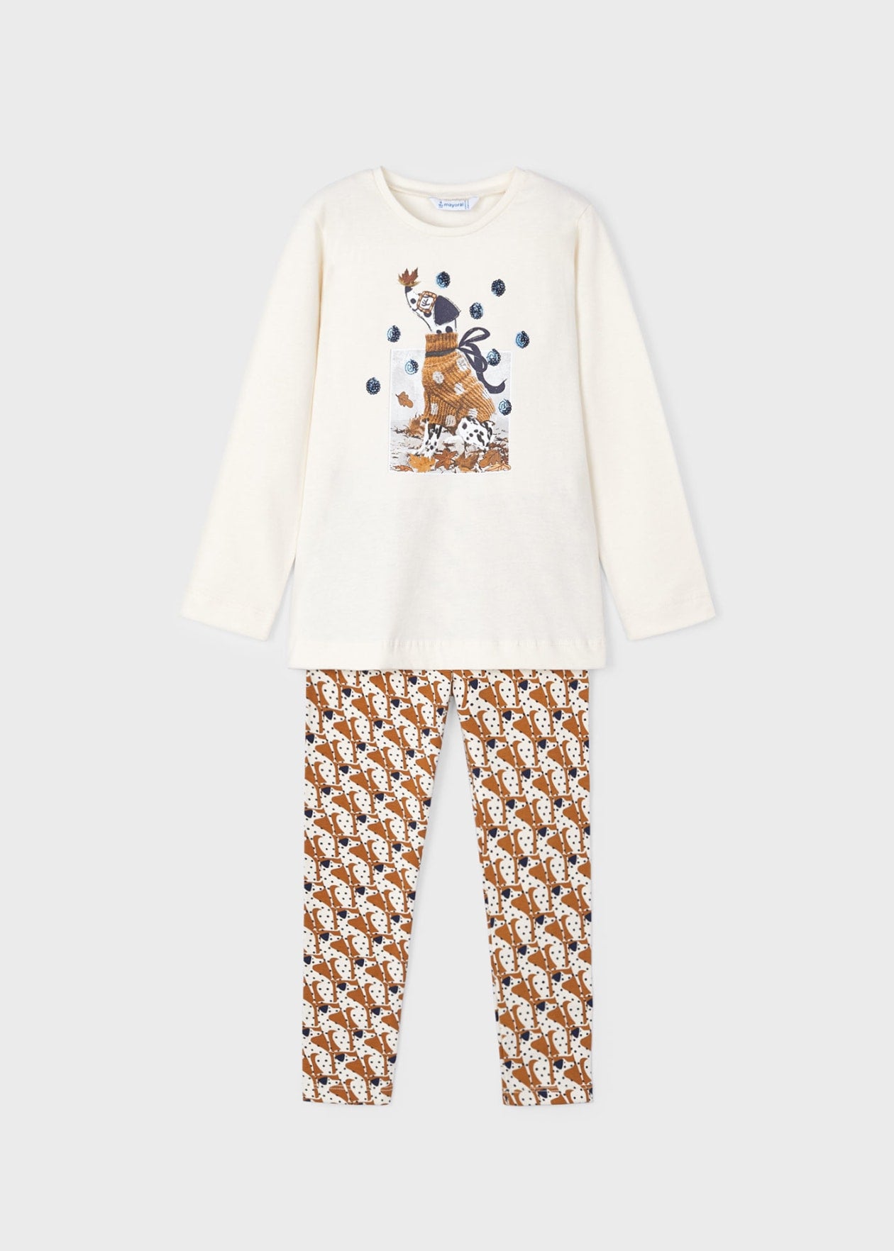 CONJUNTO NIÑA POLERON Y CALZA TOFFE MAYORAL