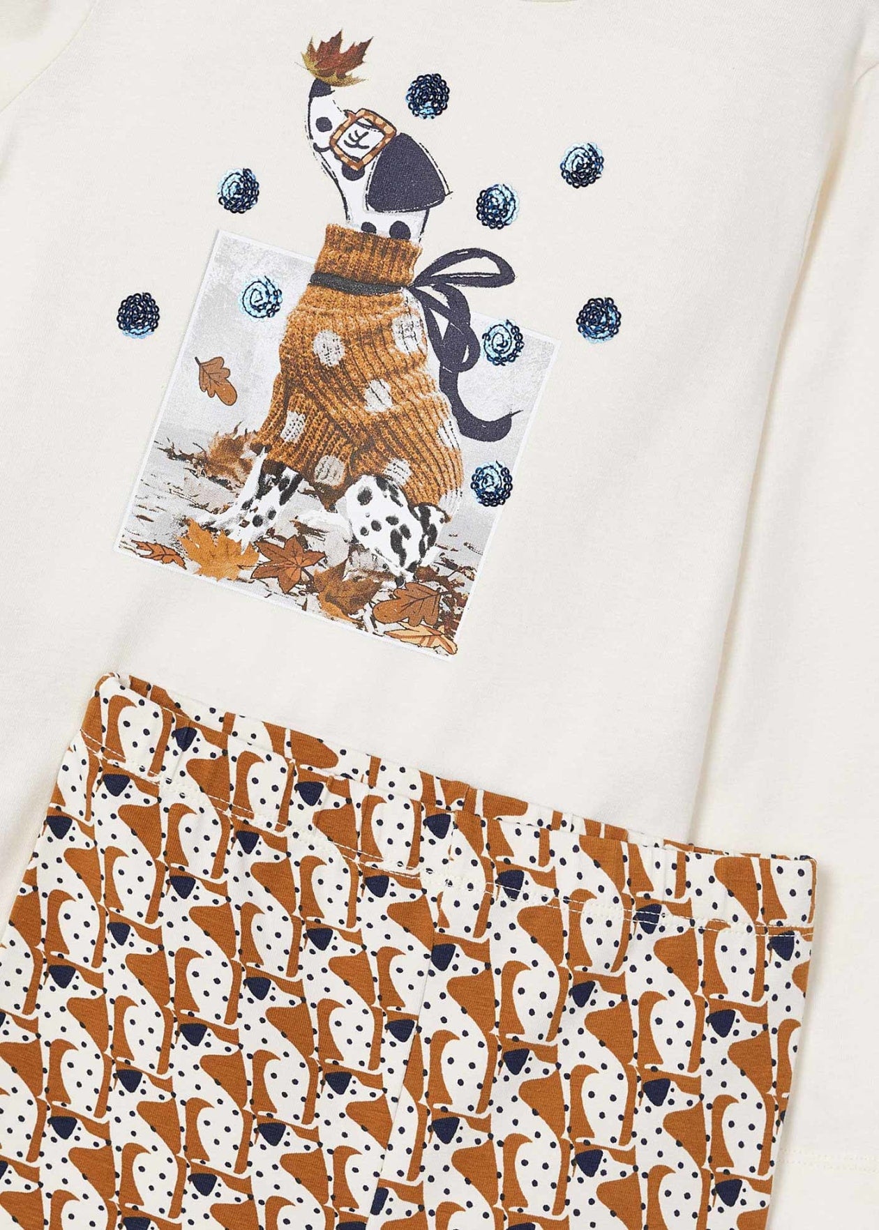 CONJUNTO NIÑA POLERON Y CALZA TOFFE MAYORAL