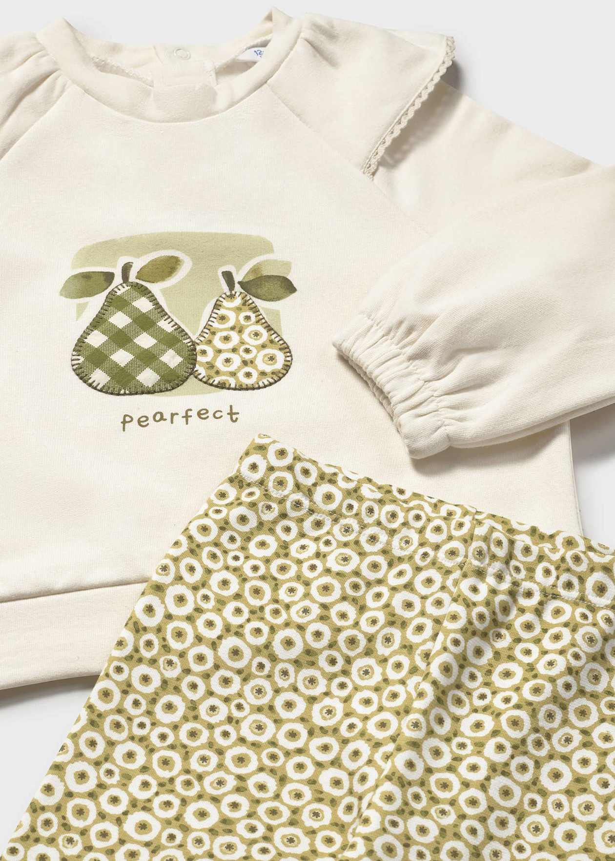 CONJUNTO NIÑA 2 PIEZAS POLERA CALZA ACEITE MAYORAL