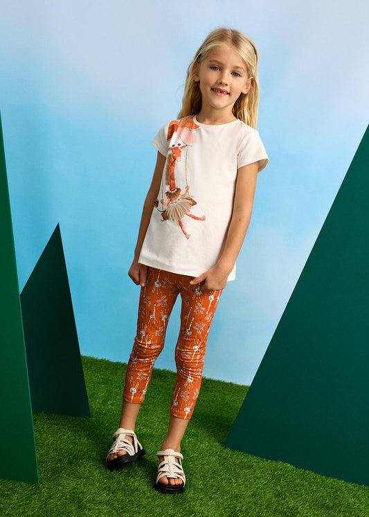 Conjunto Niña 2 Piezas Polera y Calza Paprika Mayoral
