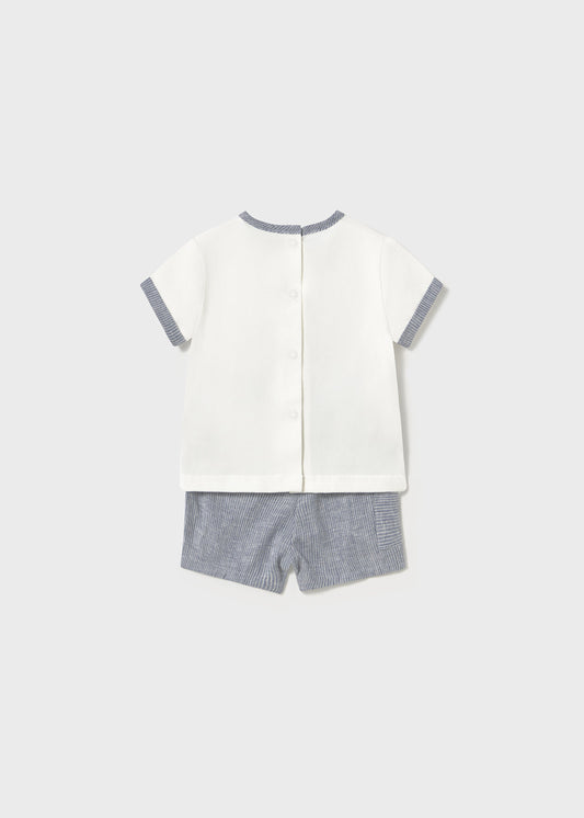 Conjunto niño polera y short Star Mayoral - detalle