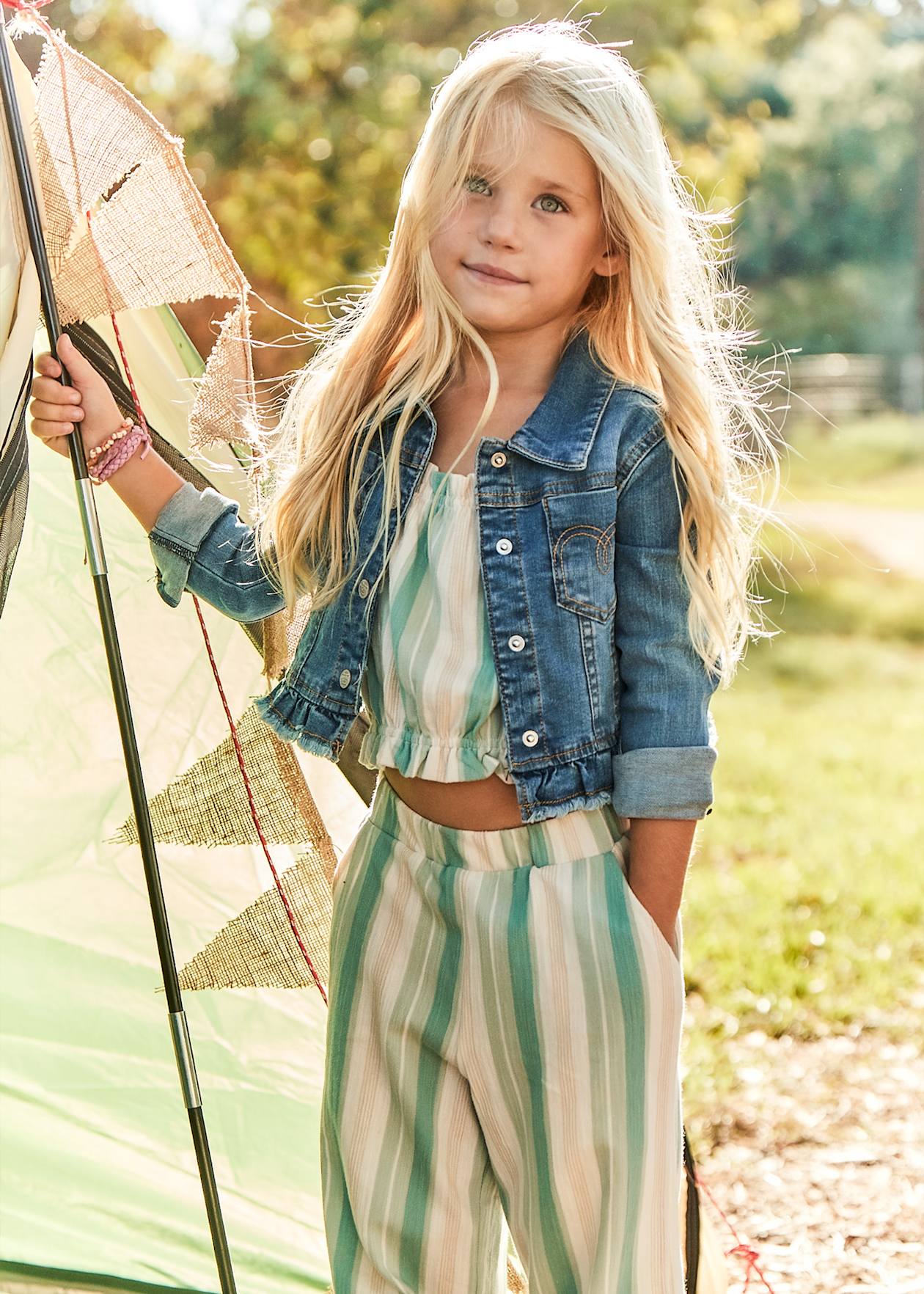 CONJUNTO NIÑA 2 PIEZAS PETO Y PANTALON JADE MAYORAL