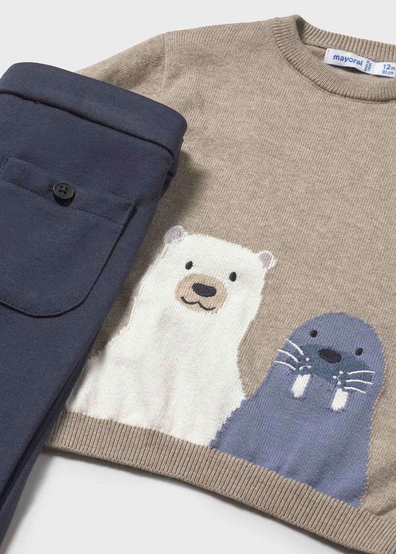 CONJUNTO NIÑO SUETER PANTALON NOCHE MAYORAL