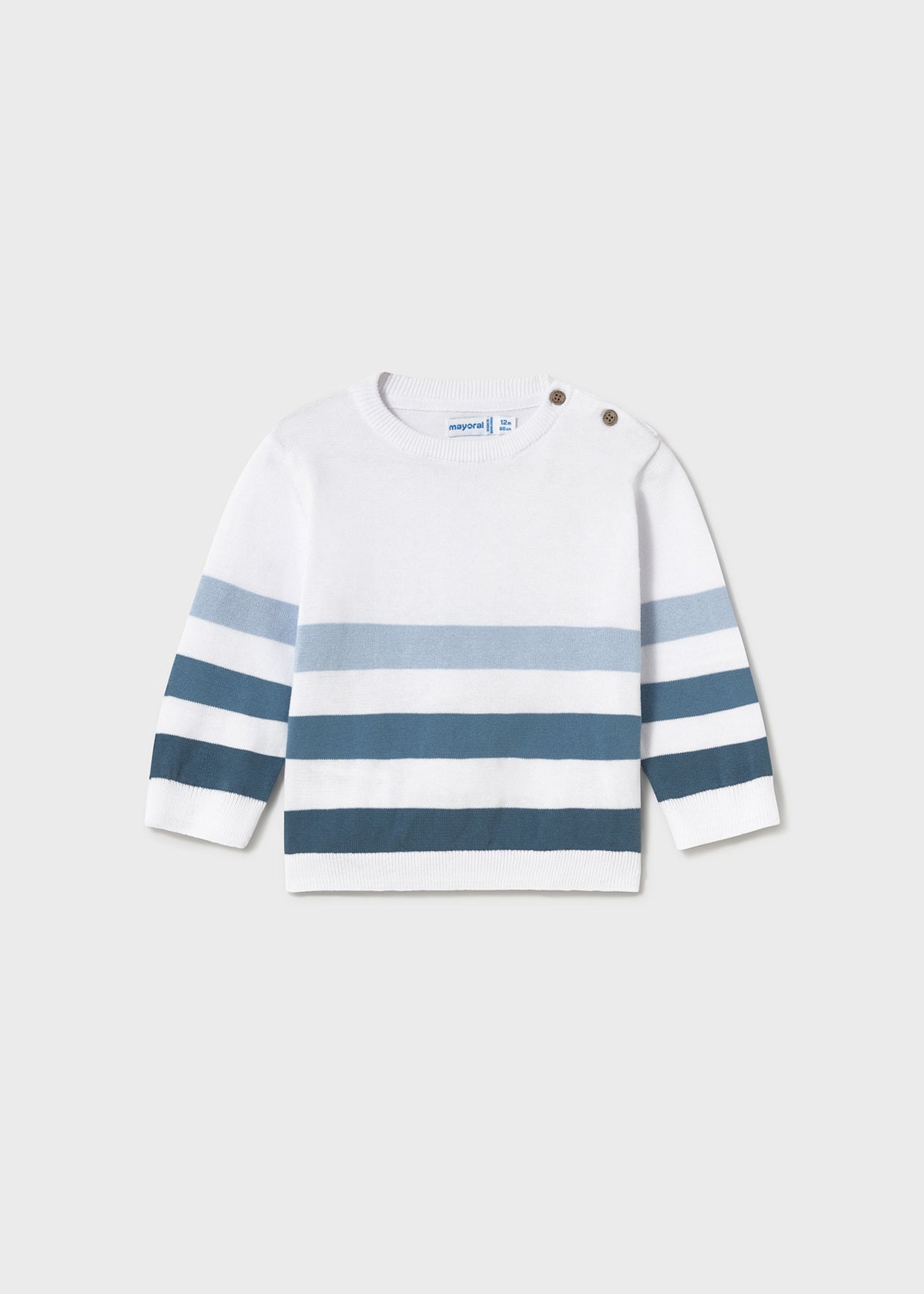 SUETER NIÑO FRANJAS AZULES MAYORAL