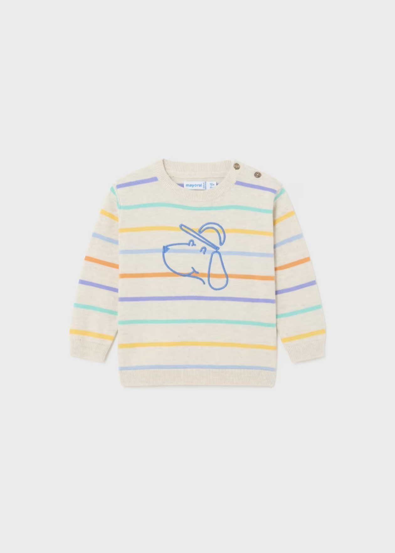SUÉTER NIÑO PERRITO RAYAS MAYORAL