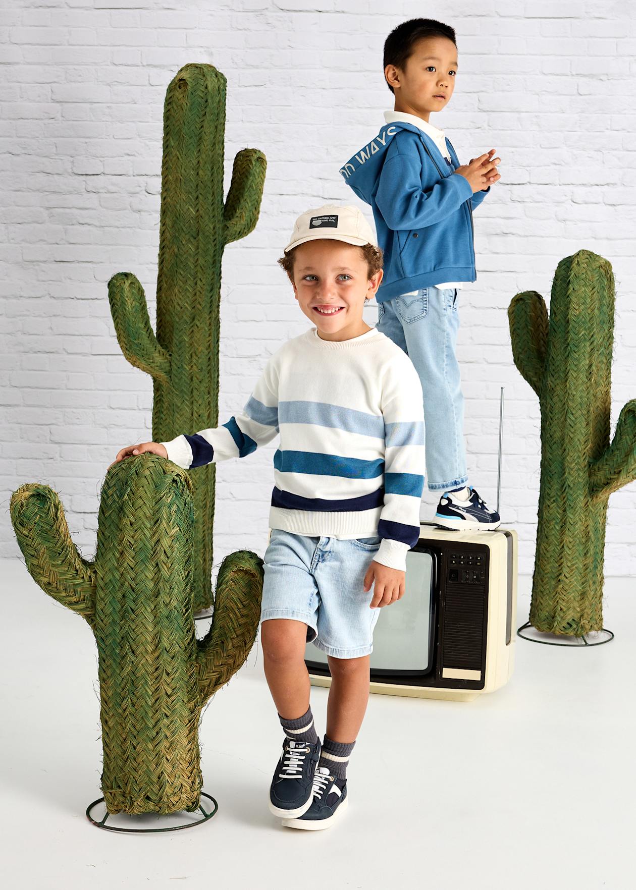 SUETER NIÑO FRANJAS AZULES MAYORAL