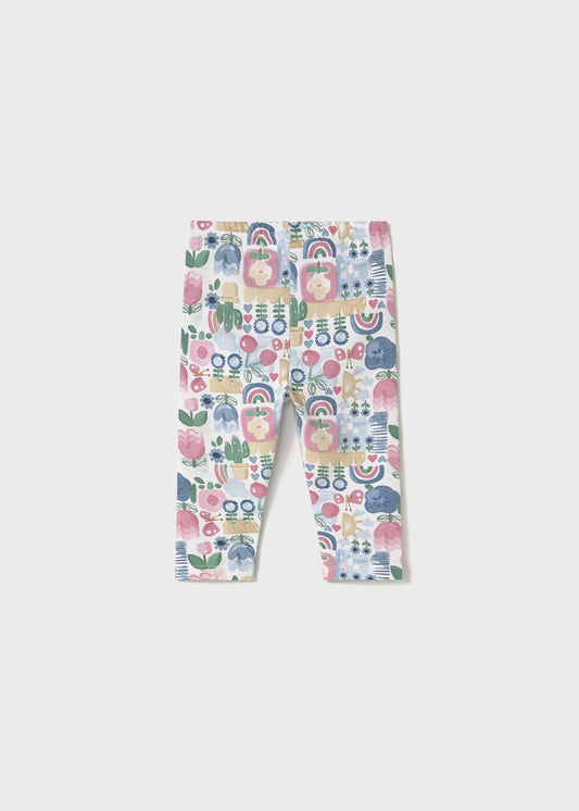 Calza niña estampado rosado Mayoral - detalle estampado