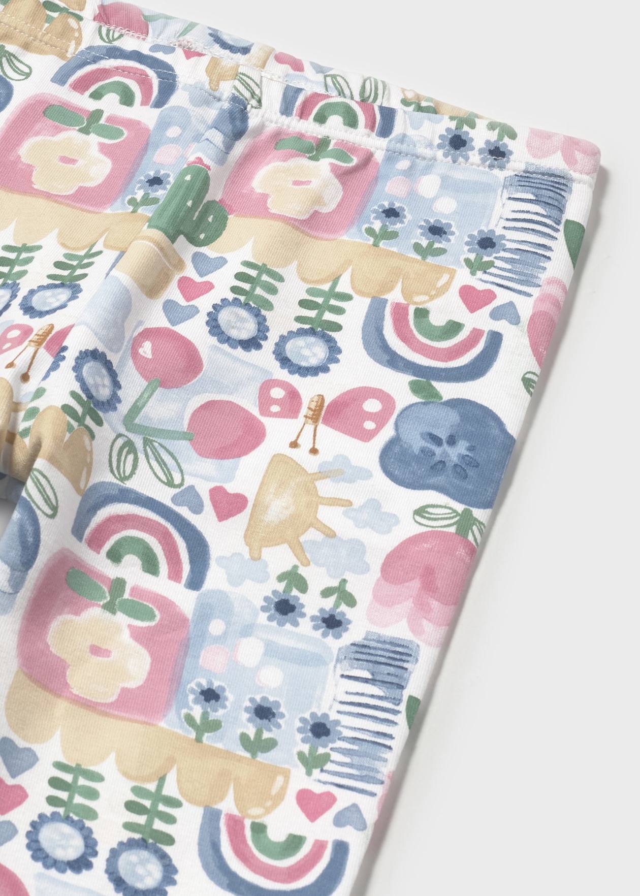 CALZA NIÑA ESTAMPADO ROSADO MAYORAL