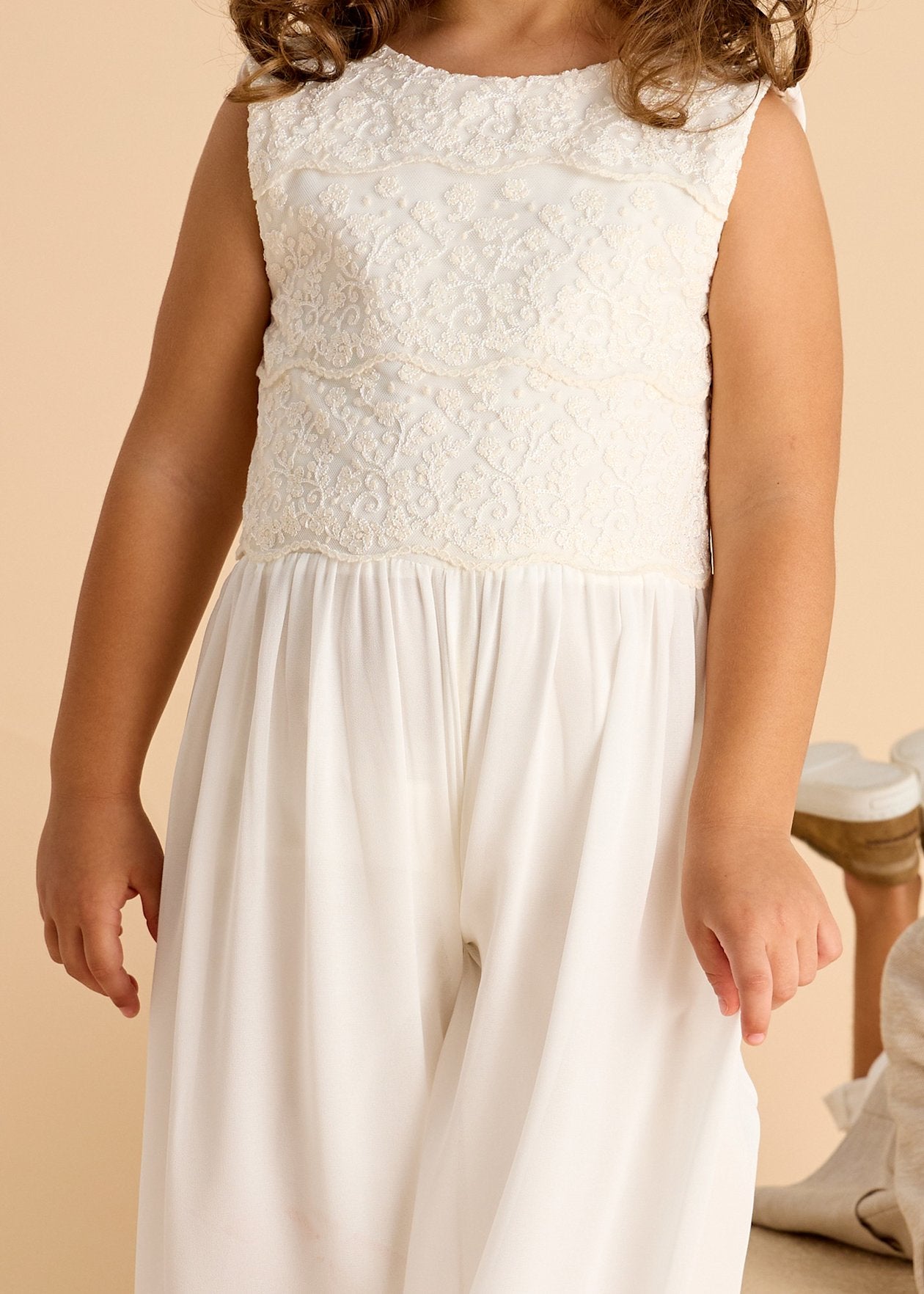 ENTERITO NIÑA MONO CEREMONIA CRUDO MAYORAL